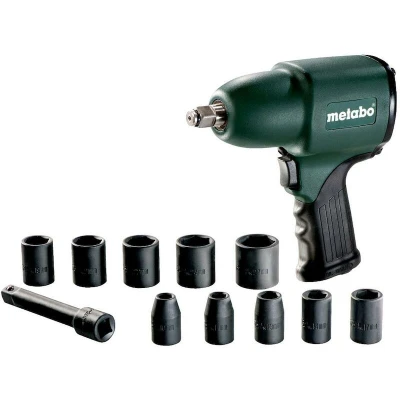 Afbeelding van Metabo DSSW 360 Set 604118500 Pneumatische slagmoersleutel Gereedschapshouders: 1/2 (12.5 mm) buitenvierkant Draaimoment (max.): Nm Incl. accessoires