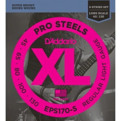 Image de D&#039;Addario ProSteels EPS 170 5 Regular Light 45 130