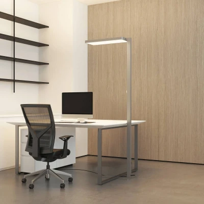 Afbeelding van Arcchio Vloerlampen met dimmer 2lichts Staal, aluminium, polycarbonaat H: 195 cm zilver, wit Inclusief lichtbronnen
