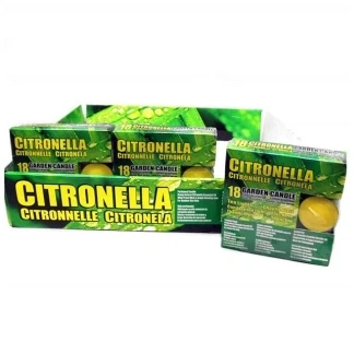Afbeelding van Citronella Waxinelichtjes 18 Stuks
