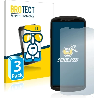 Afbeelding van BROTECT Screenprotector voor Zebra TC58/ TC53 Folie Beschermfolie Beschermglas transparant (3 Stuks)
