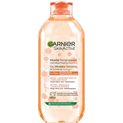 Afbeelding van 6x Garnier SkinActive Micellair Reinigingswater met Milde Peeling Alles in 1 400 ml