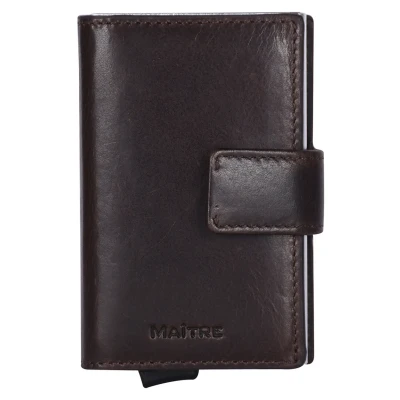 Afbeelding van Maitre Birkheim Portemonnee, Heren, Maat: One Size, Darkbrown