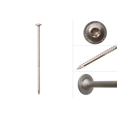 Afbeelding van Wovar Tellerkopschroeven RVS A2 8.0 x 200 mm Torx Doos 50 Stuks