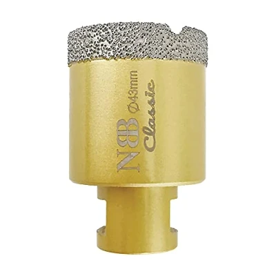 Afbeelding van NBB Diamantboor M14 diamantkroon voor droog en nat boren, professioneel hard porselein, keramiek, tegels, graniet, marmer, tegels haakse slijper (1,43 mm)