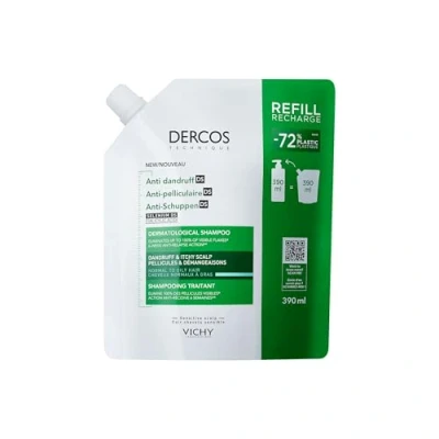 Image de Vichy Dercos Shampooing Anti Pelliculaire DS Recharge Cheveux Normaux à Gras 390ml