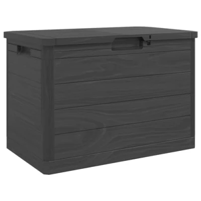 Afbeelding van Kussenbox 77,5x44,5x53 cm polypropeen antracietkleurig