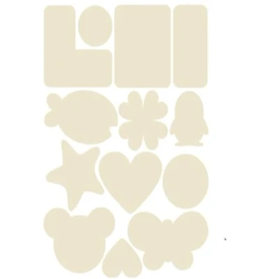 Afbeelding van INF 5 vellen zelfklevende nylon patches voor kleding, slaapzak, tent, reparatie van donsjacks, beige