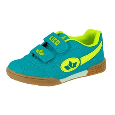 Afbeelding van Lico Bernie V Multisport Indoorschoenen, uniseks, kinderen, Turquoise Petrol Lemon