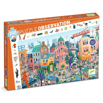 Afbeelding van Djeco observatiepuzzel de stad 200st