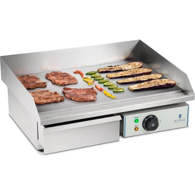 Afbeelding van Royal Catering Elektrische bakplaat 55 cm glad 1 x 3.000 W
