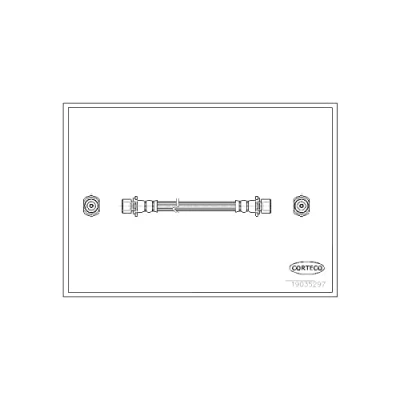 Afbeelding van CORTECO 19035297 Remslang Achteras 272