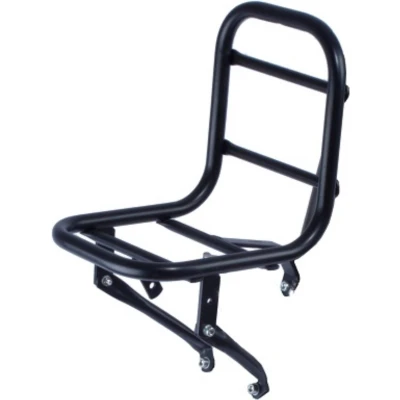 Afbeelding van Voordrager voor 16 28&quot; transportfiets Steco met V brake montage 18 x 20 cm mat zwart
