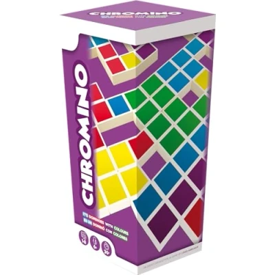 Afbeelding van Zygomatic Chromino Smallbox gezelschapsspel vanaf 6 jaar, 1 tot 8 spelers, 30 minuten per Spaans en Engels spel
