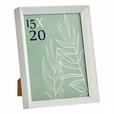 Afbeelding van Fotolijsten GiftDecor WPC0235MG 3 WH Wit Glas Plastic (6 Stuks)