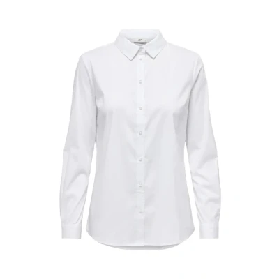 Afbeelding van JDY Mio L/S WVN Noos damesblouse, Wit (wit), 42, (Wit Wit), 42