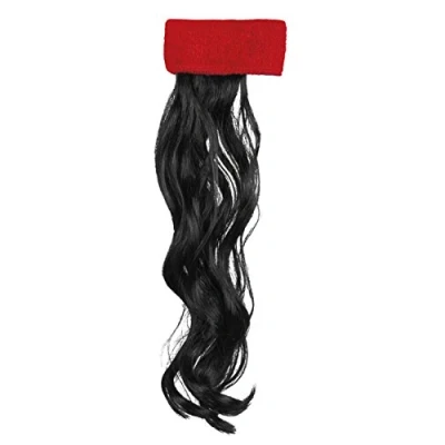 Image de bandeau rouge avec cheveux noirs 85994