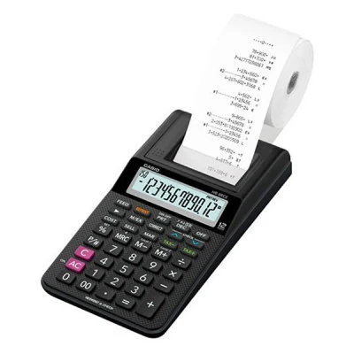 Image de Casio HR 8RCE WE Calculatrice imprimante blanc Ecran: 12 à pile(s) sur secteur (en option) (l x H P) 102 42 209 mm