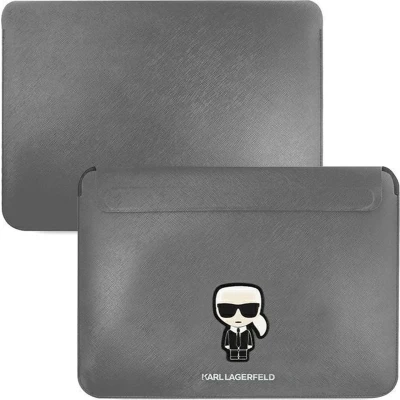 Afbeelding van Karl Lagerfeld Sleeve KLCS16PISFG 16 zilver/zilver Saffiano Ikonik