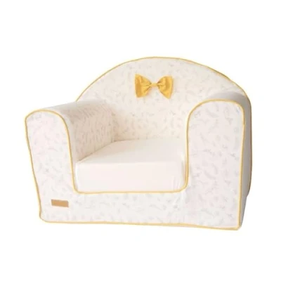 Afbeelding van Domiva Club fauteuil LEAFY BUNNY 43 x 55,5 50 cm Afneembare hoes Convertible 100% biologisch katoen