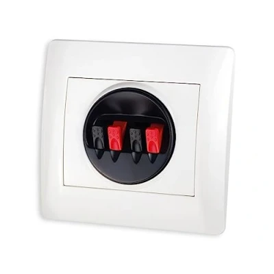 Afbeelding van Dynavox Klipfix Luispreker wandplaat 80x85mm Wit