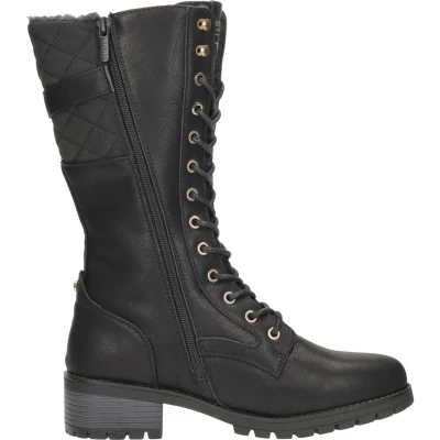 Afbeelding van Mustang Snowboots schwarz, Dames, Maat: 42, Schwarz Hoogwaardig imitatieleer