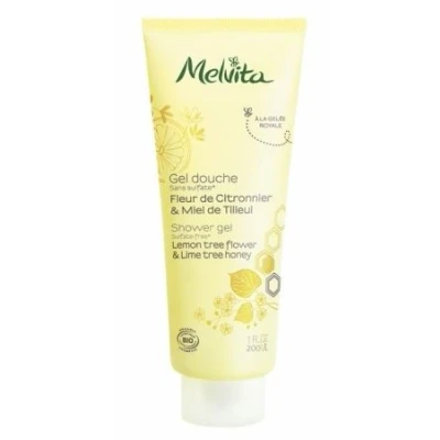 Afbeelding van Melvita Gel Douche Fleur de Citronnier &amp; Miel Tilleul