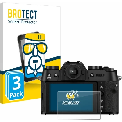 Afbeelding van BROTECT Screenprotector voor Fujifilm X T50 Folie Beschermfolie Beschermglas transparant (3 Stuks)