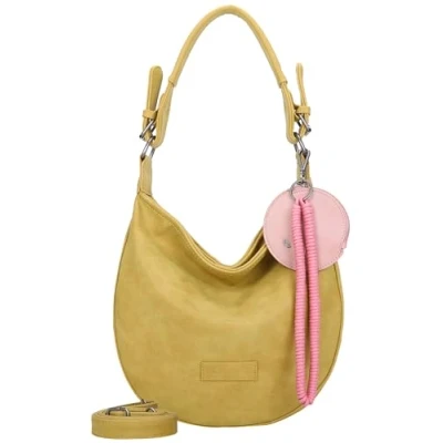 Afbeelding van Fritzi aus Preußen Schoudertas Hobo Vintage Shoulder Bag Light Curry Mosterdgeel