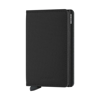 Afbeelding van Secrid Slimwallet Yard Powder black Dames portemonnee