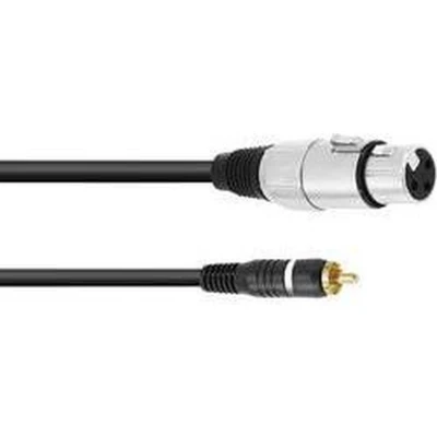 Afbeelding van Omnitronic Adaptercable RCA/XLR(F) 2m bk