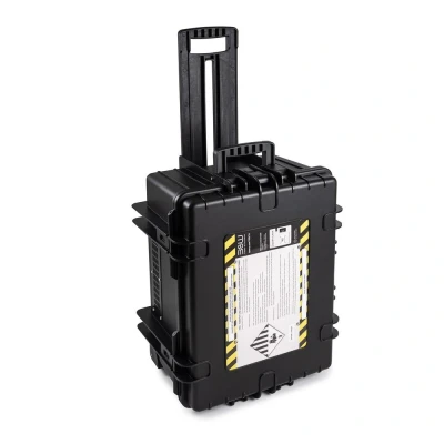 Afbeelding van B &amp; W International Transportkoffer voor accupacks BATTERY.CASE 908.16 (b x h d) 610 430 265 mm Zwart PP.709.BT.908