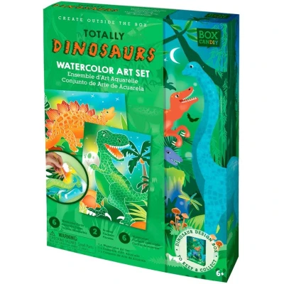 Afbeelding van Box candiy aquarel schilderset totally dinosaurs
