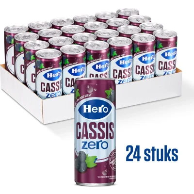 Afbeelding van Hero Cassis Zero (24 x 250 ml)