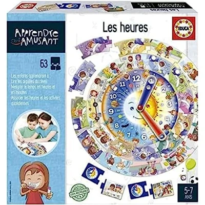 Image de Jeu chiffres et calcul Educa Les Heures