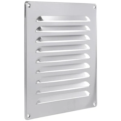 Afbeelding van Schoepenrooster Starx 20 x cm (Aluminium, Zilver)