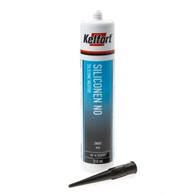 Afbeelding van Kelfort Siliconenkit no zwart 310ml