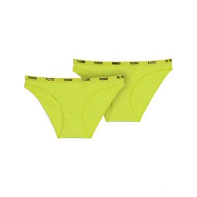 Afbeelding van PUMA Bikinislip Damesondergoed, Groen, Maat 3