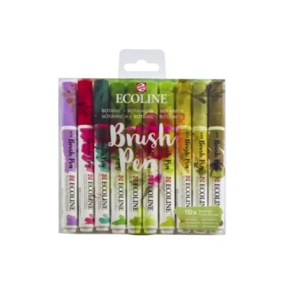 Afbeelding van Ecoline Brush Pen set Botanisch 10 colours