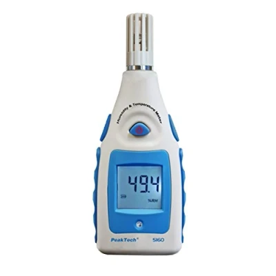 Afbeelding van Peaktech 5160 thermometer luchtvochtigheidsmeter LCD display draagbaar