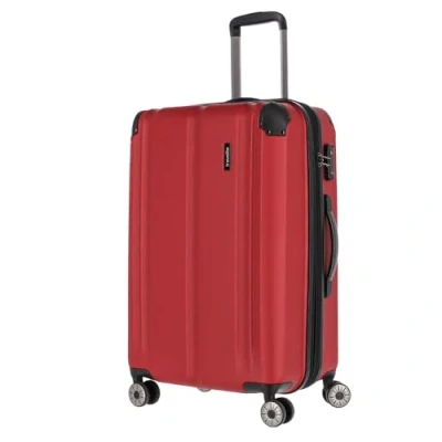 Afbeelding van Travelite City 4 Wiel Trolley M Expandable red Harde Koffer