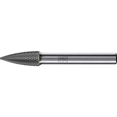 Afbeelding van PFERD 21122593 Freesstift Hardmetaal Spitsboog Lengte 60 mm Afmeting, Ø 8 Werklengte 20 Schachtdiameter 6 1 stuks