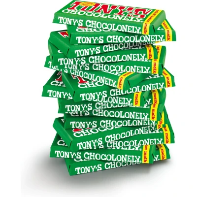 Afbeelding van Tony&#039;s Melk Hazelnoot Doos 15x