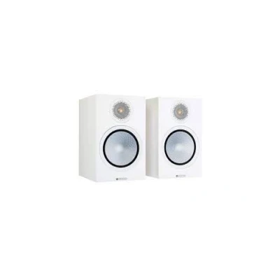 Image de Enceinte bibliothèque Monitor Audio Silver 100 7G Blanc satiné Vendue par paire