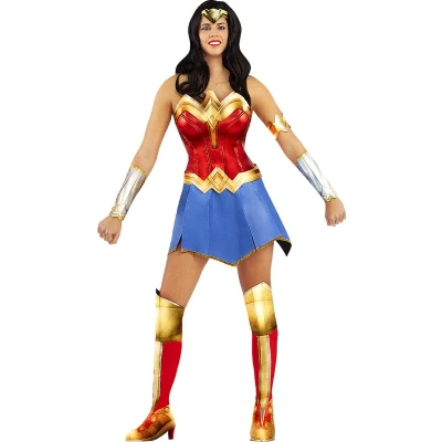 Afbeelding van FUNIDELIA Wonder Woman kostuum voor vrouwen Maat: XXS Rood