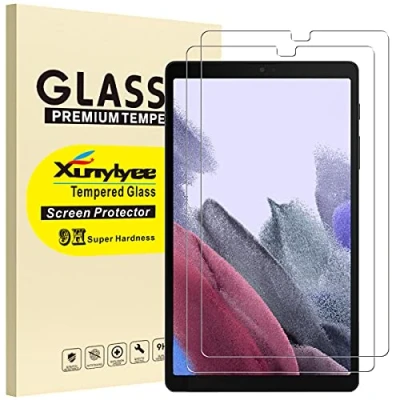Afbeelding van XunyLyee [2 stuks] Compatibel met Samsung Galaxy Tab A7 Lite (8,7 inch), displaybeschermfolie van gehard glas voor 2021 SM T220/SM T225