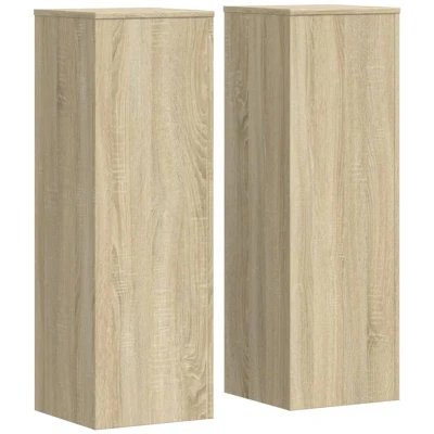 Afbeelding van vidaXL Plantenstandaarden 2 stuks Sonoma eiken bewerkt hout