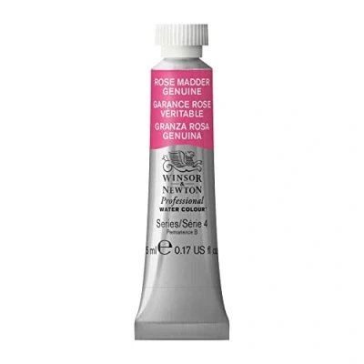 Afbeelding van Winsor &amp; Newton Professionele aquarelverf Aquarelverf, hoge helderheid, lichtecht, archiefkwaliteit, tube van 5 ML, echte rozenkervelkleur ROW