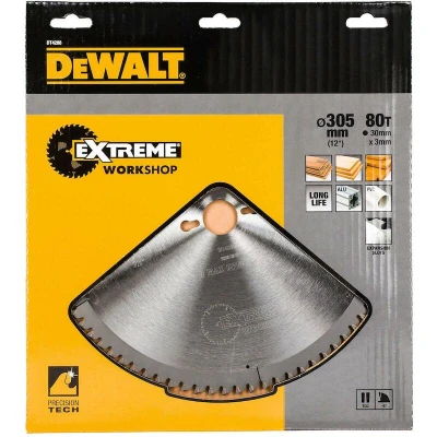 Afbeelding van DEWALT DT4288 QZ cirkelzaagblad 305x30x80T, trapezium, negatief 5, kerf 3,0mm