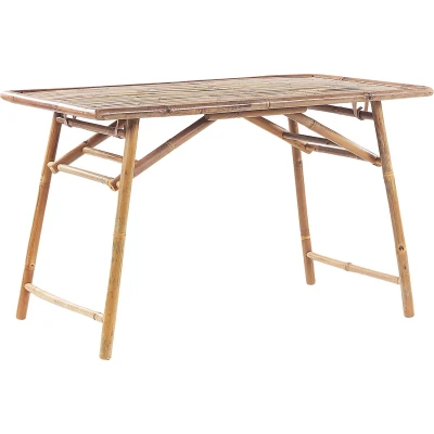 Afbeelding van Beliani MOLISE Tuintafel Lichte houtkleur Bamboehout